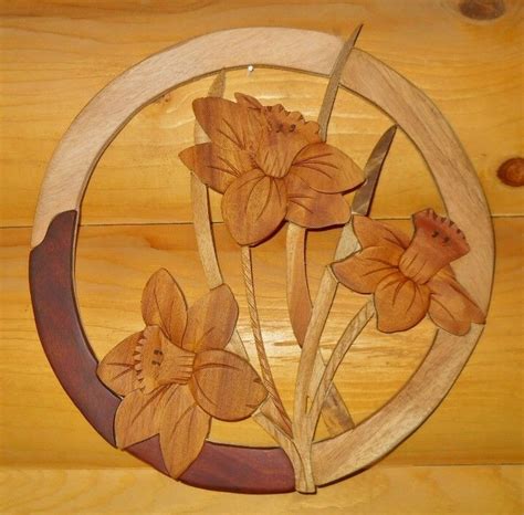 Check spelling or type a new query. Daffodil Bouquet Intarsia Wood Art - Wood Decor - Wall Hanging - NEW | eBay