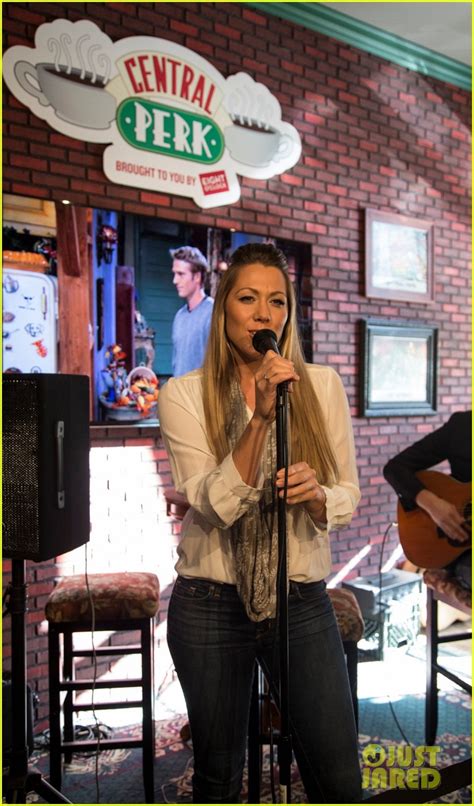 Colbie Caillat Sings Smelly Cat At Friends Central Perk Shop Photo