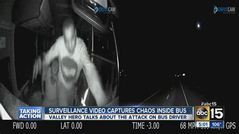 Surveillance Video Released Of Attack On Greyhound Bus Driver Youtube