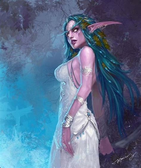 Night Elf Warcraft Warcraft Art World Of Warcraft