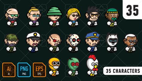 35 Characters Gamedev Market
