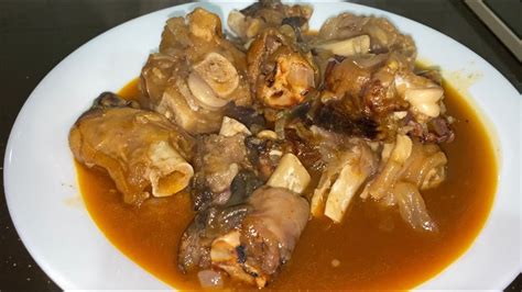 Goat Trotters Curry Mutton Trotters Mutton Paya Youtube