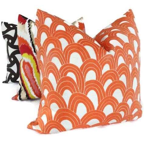 Trina Turk Persimmon Arches Designer Indoor Outdoor Pillow Etsy