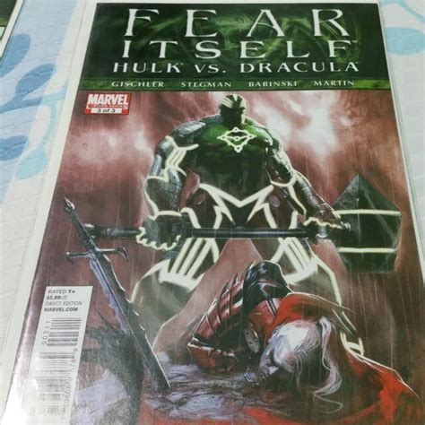 Hulk Vs Dracula Fear Itself Issue 1 3 Complete Hobbies And Toys