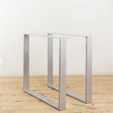 R 1,500 1100mm s/steel table. Powder-Coated Steel U-Shape Table Legs - Factor Fabrication