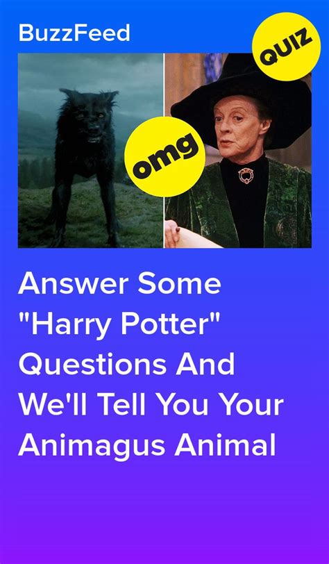 Answer Some Harry Potter Questions And Well Tell You Your Animagus
