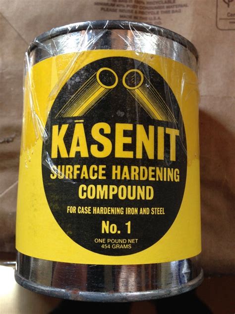Kasenit Case Hardening Compound Tin Dented Full Unopened One Pound