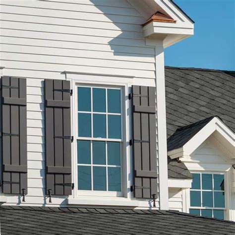 These shutters won't fall apart easily. The All-American Cottage | House shutters, Cottage style ...