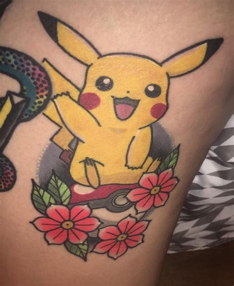 My Pikachu Done By Chris Mesi Of Relic Tattoo In Horsham Pa This