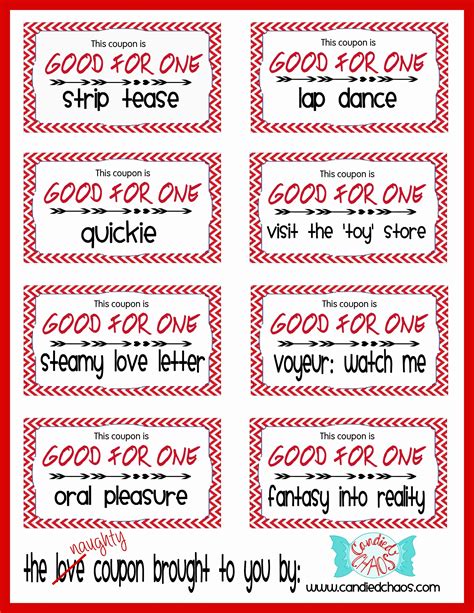 Naughty Coupons Love This Idea Valentines Pinterest Coupons T