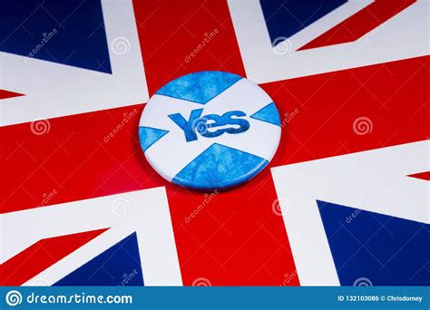 Yes Vote In The Scottish Independence Referendum Editorial Photo