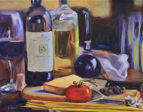 Italian Kitchen Painting By Donna Tuten Fine Art America