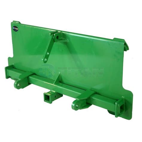 Titan 3 Point Adapter Plate And Trailer Hitch Made To Fit John Deere