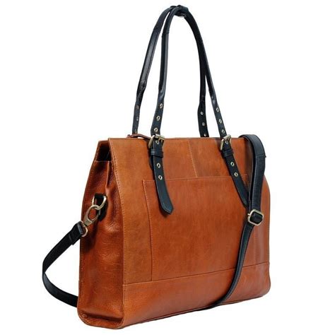 Women Leather Laptop Bag Womens Brown Leather Laptop Bag Etsy