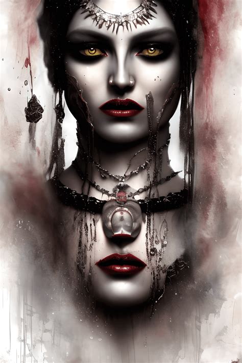 Queen Of The Damned A Femme Fatale Graphic · Creative Fabrica
