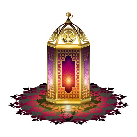 Ramadan Lantern Islamic Decoration Isolated On Transparent Background