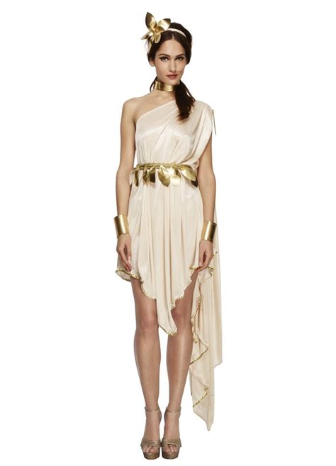Adult Womens Fever Roman Venus Greek Goddess Legends Myths Smiffys Fancy Dress Costume Greek