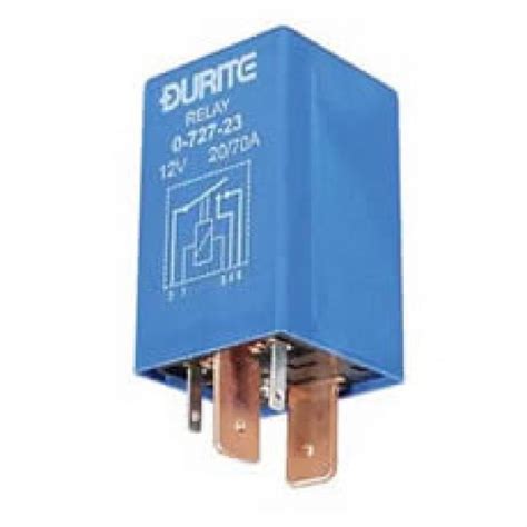 Durite Split Charge Relay Make Break Double 7020amp 12 Volt 0 727 23