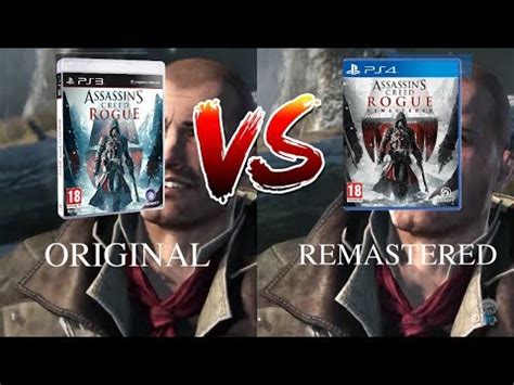 Assassin S Creed Rogue Original Ps Vs Ps Remastered Graphics