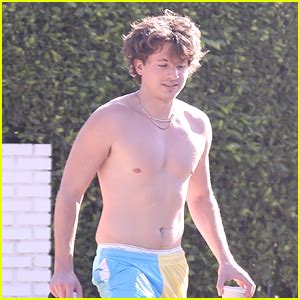 Charlie Puth Goes Shirtless In Colorful Shorts After A Mid Week Workout