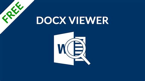 Docx File Viewer And Docx Reader To Print Docx Files Youtube