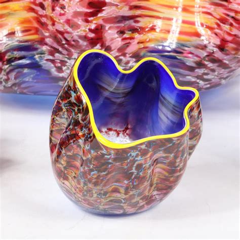 Sold Price Dale Patrick Chihuly American B1941 “niagra Blue