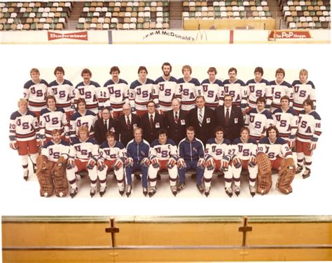 1980 Usa Hockey Team Official Poster Miracle On Ice Gold Medal Lake