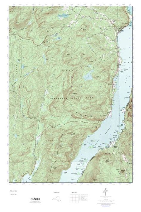Mytopo Silver Bay New York Usgs Quad Topo Map