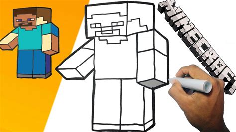 Como Dibujar A Steve Minecraft Paso A Paso How To Draw Steve