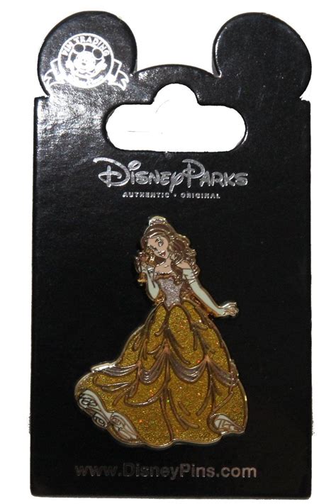 Disney Pin 93360 Princess Belle Glitter Dress Beauty And