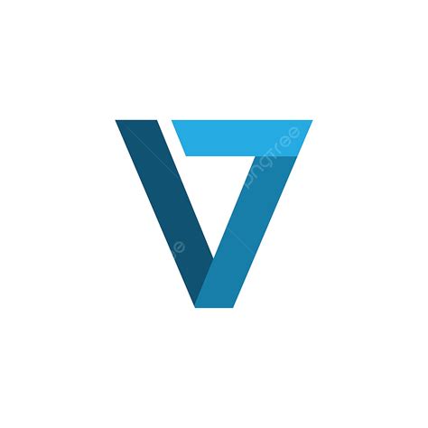 Blue V Logo Design 103066 Blogpictjpvjq5