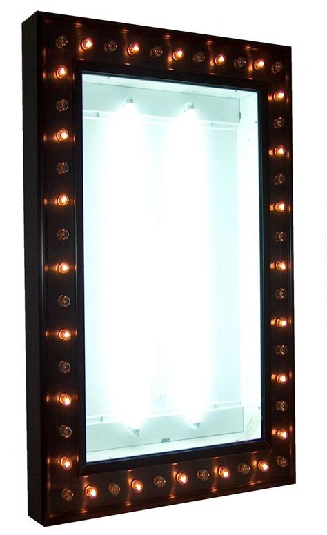 New Illuminated Marquee Poster Case With Chase Lights Movie Room