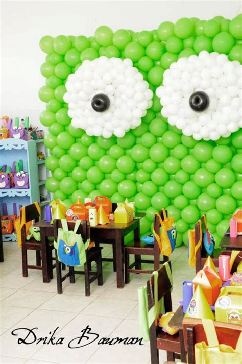 Simple and easy touches could be placing different monster trucks in front of each dish you are. Kara's Party Ideas Monster Boy Girl 4th Birthday Party ...