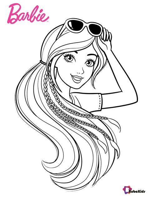 Barbie coloring pages for girls - BubaKids.com