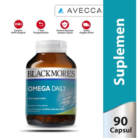 Blackmores Omega Daily 90 Kapsul / Suplemen Kesehatan ...