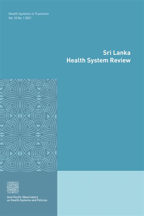 Pdf Sri Lanka Health System Review