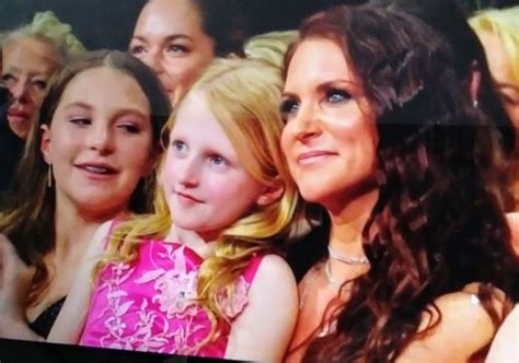 Stephanie Mcmahon And Her Daughters Wwehof Stephanie Mcmahon