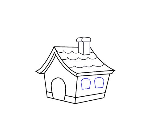 How To Draw A Cartoon House In A Few Easy Steps Easy Drawing Guides