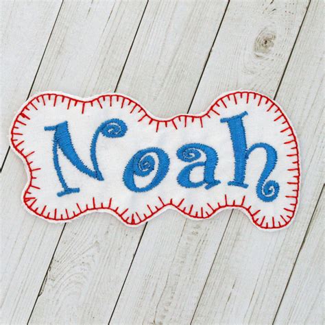 Name Patch Name Applique Personalized Patch Custom Name Etsy Custom