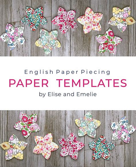Free hexagon templates for paper piecing. Exclusive English Paper Piecing paper templates | English ...