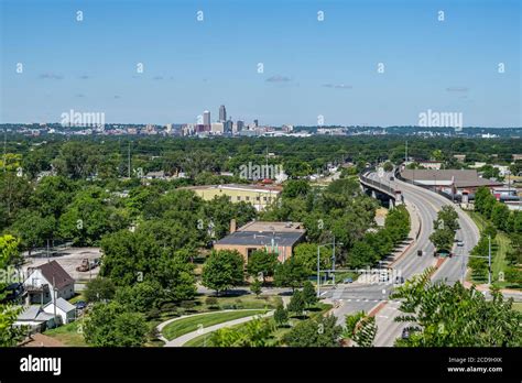 View Of Downtown Omaha Stock Photo Alamy