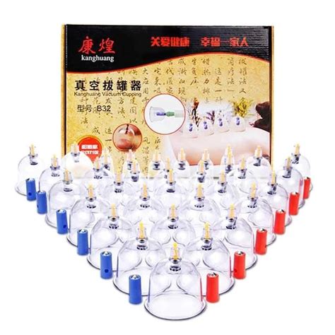 32 24 12 Cuppins Therapy Cups Effective Healthy Chinese Medical Vacuum Cupping Suction Therapy
