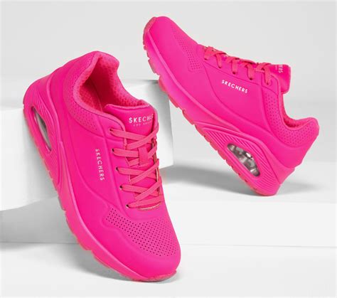 Shop The Uno Night Shades In 2021 Pink Nike Shoes Skechers Shoes