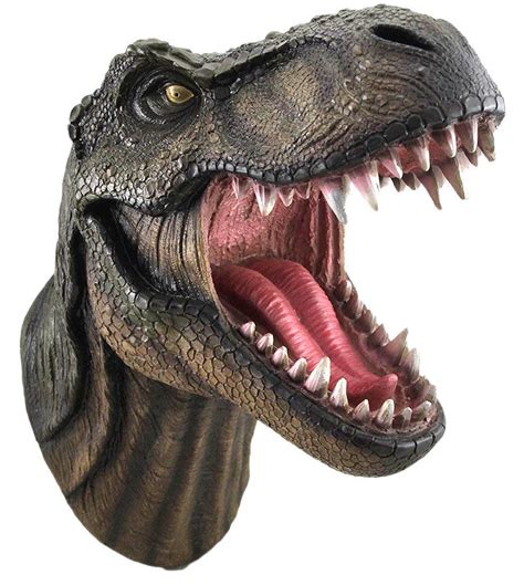 Dwk Tyrannosaurus Rex Head Wall Mounted Bust Large Sculpture Dinosaur