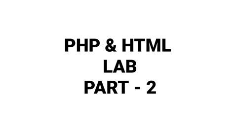 Php And Html Lab Exam Class Part 2 Solving Questions 4th Sem Bca