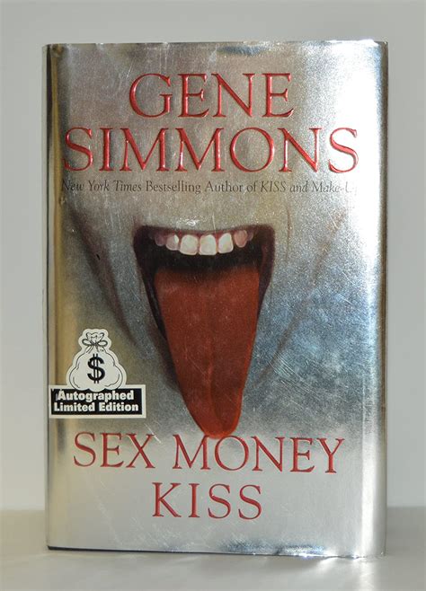 Kiss Gene Simmons Signed Sex Money Kiss Hardcover Book First Edition