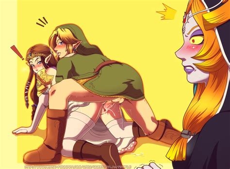Queen Zelda Link Midna Midna True Princess Zelda