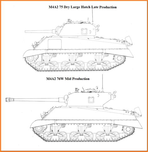 The Sherman M4a2 Medium Tank Major Sherman Model Rarely Used By The Us