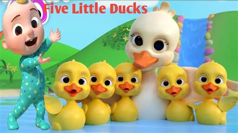 Five Little Ducks Nursery Rhymes Kids Rhymes Cocomelon Rhymes
