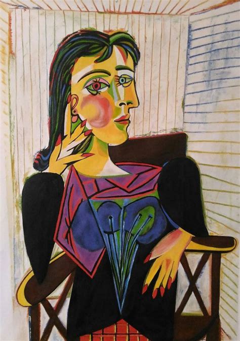 Art Reproduction Portrait Of Dora Maar By Picasso Oil On Canvas